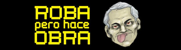 Esta imagen contiene el banner del juego Roba pero Hace Obra
